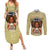 Personalized Black Girl African Couples Matching Summer Maxi Dress and Long Sleeve Button Shirt Never Underestimate A Book Lover - Wonder Print Shop