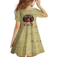 Personalized Black Girl African Family Matching Off Shoulder Long Sleeve Dress and Hawaiian Shirt Never Underestimate A Book Lover - Wonder Print Shop