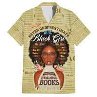 Personalized Black Girl African Hawaiian Shirt Never Underestimate A Book Lover - Wonder Print Shop