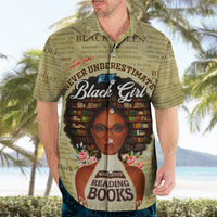 Personalized Black Girl African Hawaiian Shirt Never Underestimate A Book Lover - Wonder Print Shop