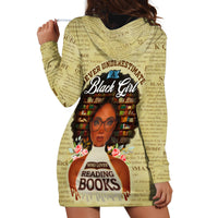 Personalized Black Girl African Hoodie Dress Never Underestimate A Book Lover - Wonder Print Shop