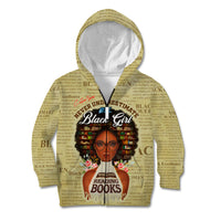 Personalized Black Girl African Kid Hoodie Never Underestimate A Book Lover - Wonder Print Shop