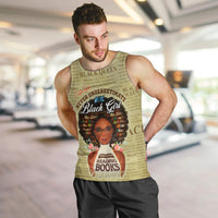 Personalized Black Girl African Men Tank Top Never Underestimate A Book Lover - Wonder Print Shop
