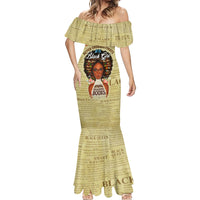 Personalized Black Girl African Mermaid Dress Never Underestimate A Book Lover - Wonder Print Shop