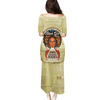 Personalized Black Girl African Puletasi Never Underestimate A Book Lover - Wonder Print Shop