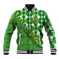 Personalized Happy St Patrick's Day Baseball Jacket Irish Leprechaun - Wonder Print Shop