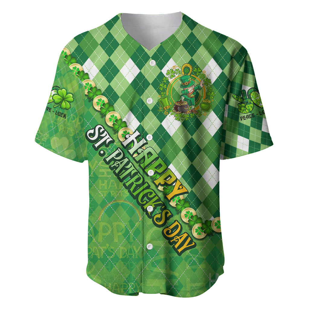 Personalized Happy St Patrick's Day Baseball Jersey Irish Leprechaun - Wonder Print Shop