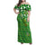 Personalized Happy St Patrick's Day Family Matching Off Shoulder Maxi Dress and Hawaiian Shirt Irish Leprechaun - Wonder Print Shop