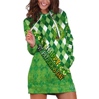 Personalized Happy St Patrick's Day Hoodie Dress Irish Leprechaun - Wonder Print Shop
