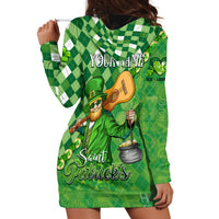Personalized Happy St Patrick's Day Hoodie Dress Irish Leprechaun - Wonder Print Shop