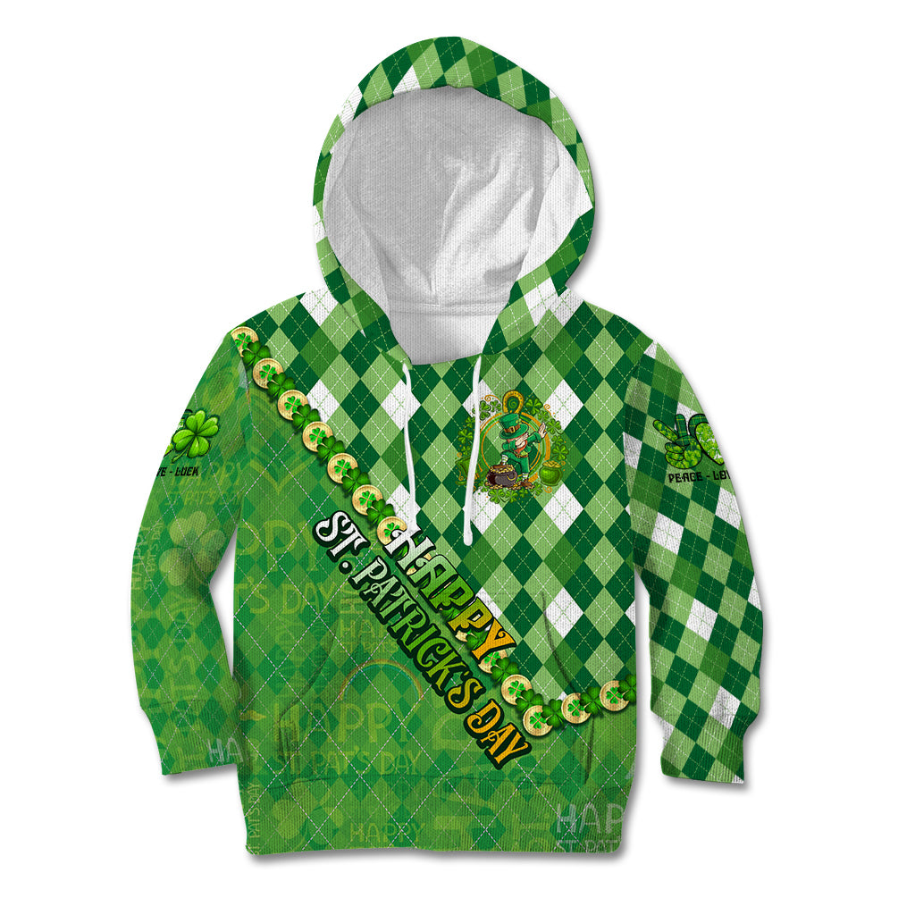 Personalized Happy St Patrick's Day Kid Hoodie Irish Leprechaun - Wonder Print Shop