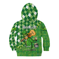 Personalized Happy St Patrick's Day Kid Hoodie Irish Leprechaun - Wonder Print Shop