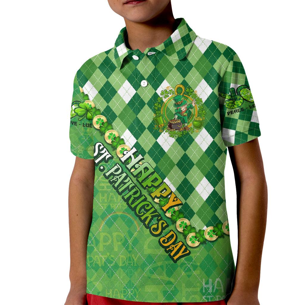 Personalized Happy St Patrick's Day Kid Polo Shirt Irish Leprechaun - Wonder Print Shop