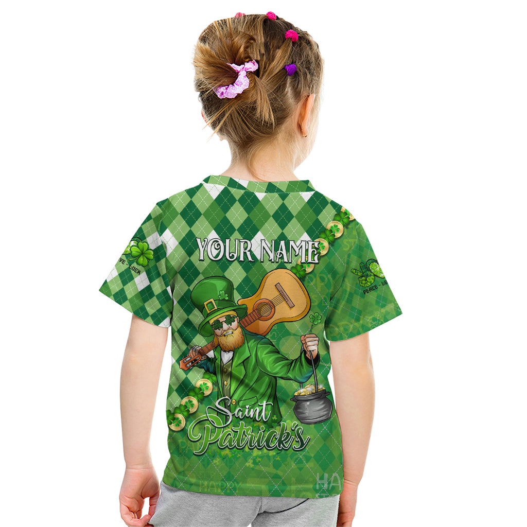Personalized Happy St Patrick's Day Kid T Shirt Irish Leprechaun - Wonder Print Shop