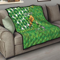 Personalized Happy St Patrick's Day Quilt Irish Leprechaun - Wonder Print Shop