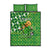 Personalized Happy St Patrick's Day Quilt Bed Set Irish Leprechaun - Wonder Print Shop