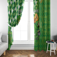 Personalized Happy St Patrick's Day Window Curtain Irish Leprechaun - Wonder Print Shop