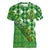 Personalized Happy St Patrick's Day Women V Neck T Shirt Irish Leprechaun