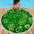 Ireland St Patrick's Day Beach Blanket Symbols Neon - Wonder Print Shop