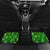 Ireland St Patrick's Day Car Mats Symbols Neon - Wonder Print Shop