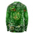 Ireland St Patrick's Day Long Sleeve Shirt Symbols Neon - Wonder Print Shop