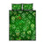 Ireland St Patrick's Day Quilt Bed Set Symbols Neon - Wonder Print Shop