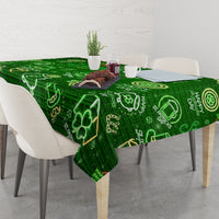 Ireland St Patrick's Day Tablecloth Symbols Neon - Wonder Print Shop