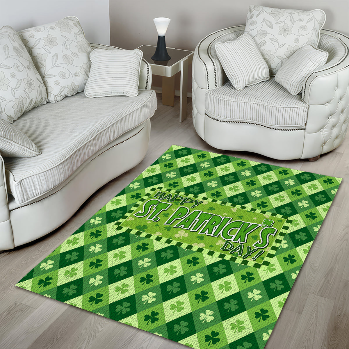 Irish St Patrick's Day Area Rug Simple Style - Wonder Print Shop