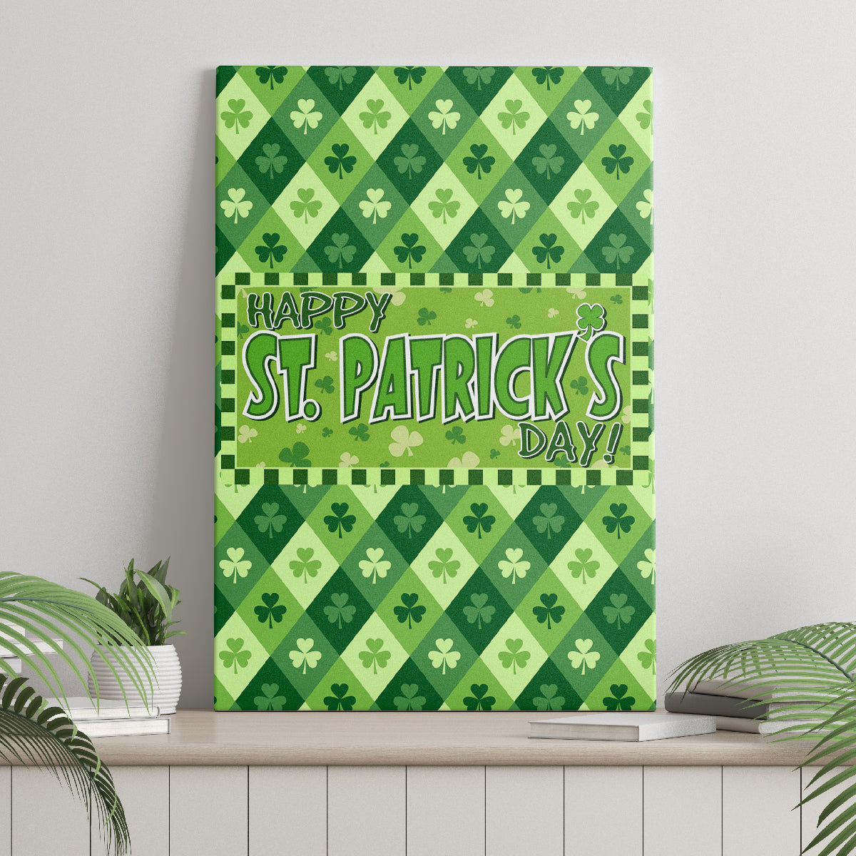 Irish St Patrick's Day Canvas Wall Art Simple Style - Wonder Print Shop