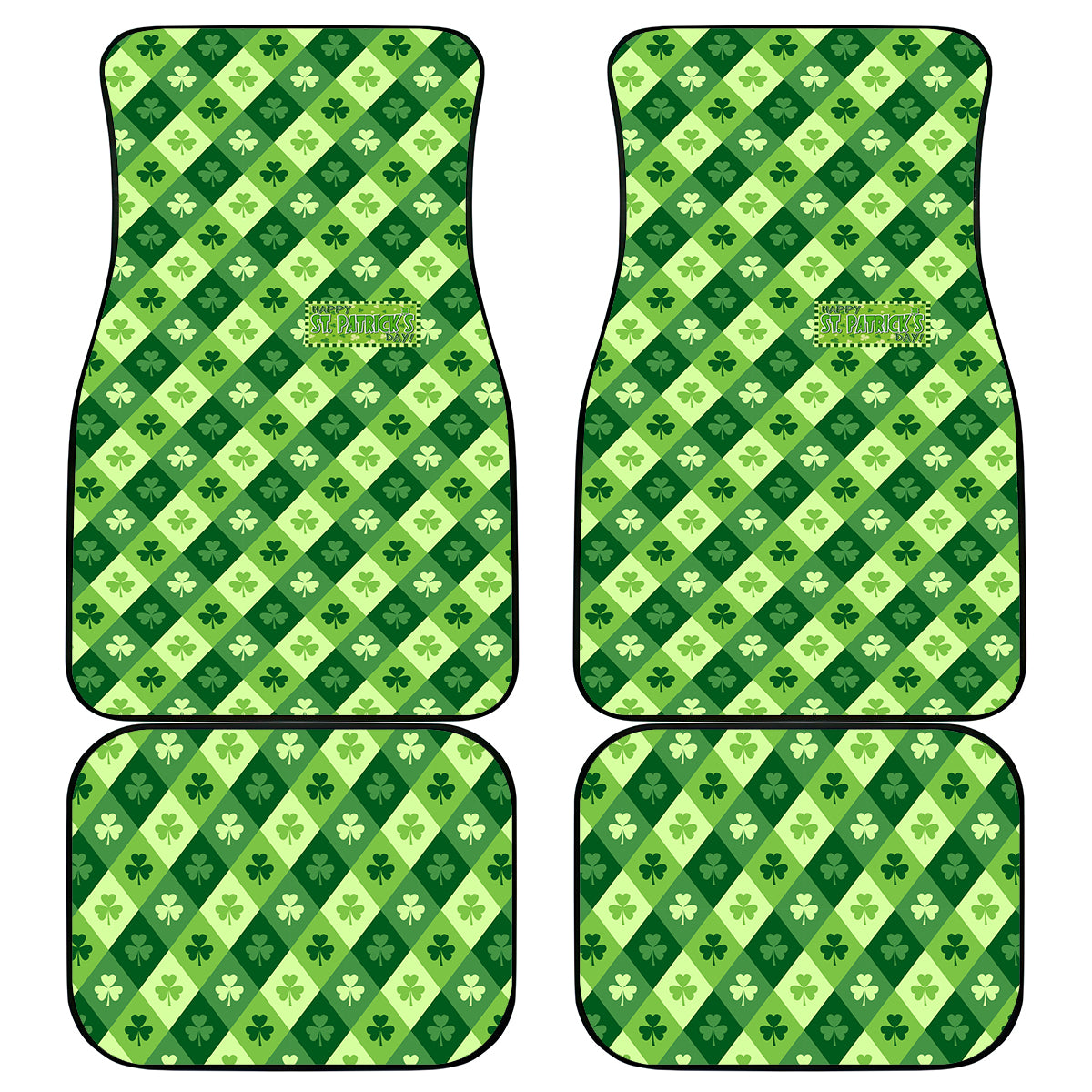 Irish St Patrick's Day Car Mats Simple Style - Wonder Print Shop