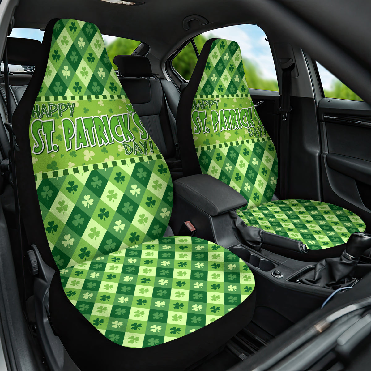Irish St Patrick's Day Car Seat Cover Simple Style - Wonder Print Shop