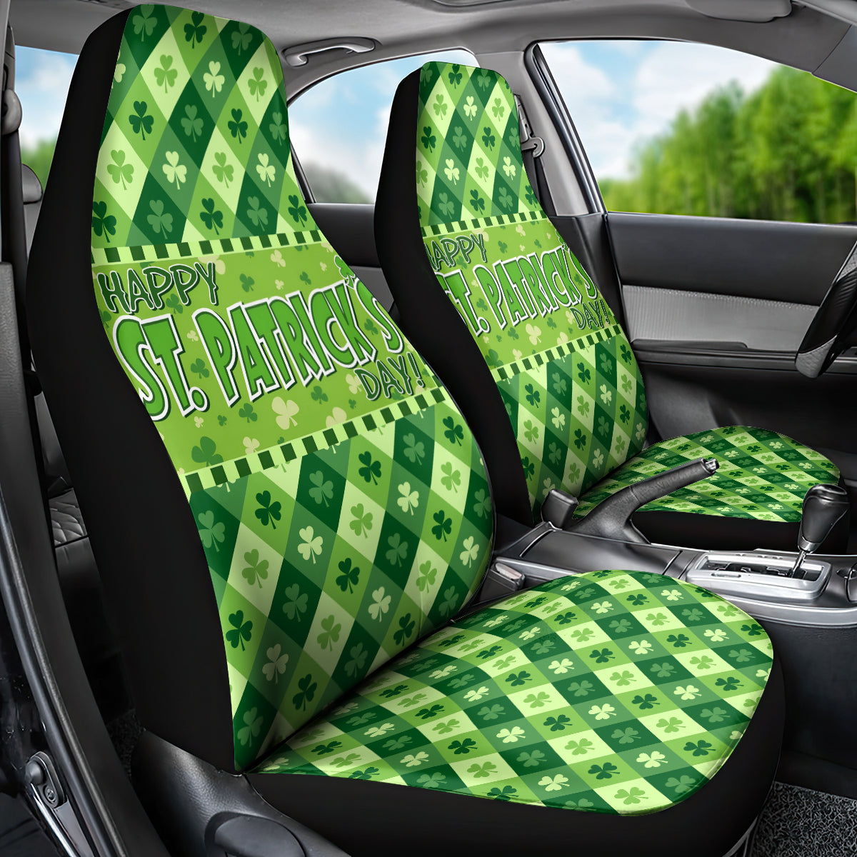 Irish St Patrick's Day Car Seat Cover Simple Style - Wonder Print Shop