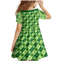 Irish St Patrick's Day Family Matching Mermaid Dress and Hawaiian Shirt Simple Style - Wonder Print Shop