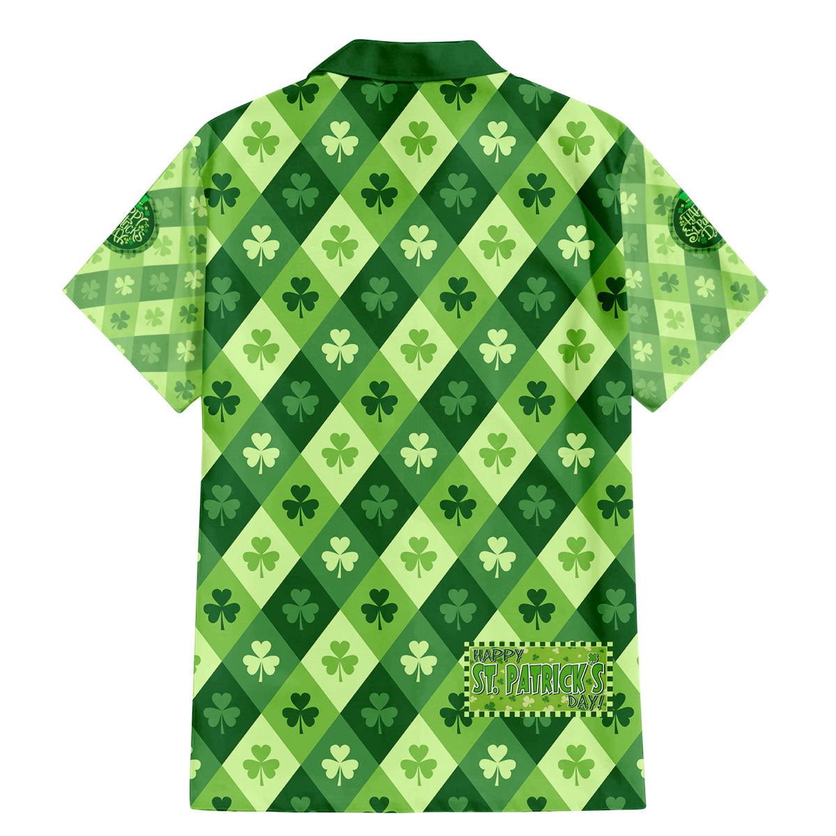 Irish St Patrick's Day Family Matching Mermaid Dress and Hawaiian Shirt Simple Style - Wonder Print Shop
