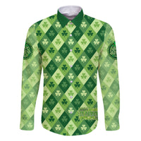 Irish St Patrick's Day Family Matching Off The Shoulder Long Sleeve Dress and Hawaiian Shirt Simple Style - Wonder Print Shop