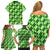 Irish St Patrick's Day Family Matching Off Shoulder Short Dress and Hawaiian Shirt Simple Style - Wonder Print Shop