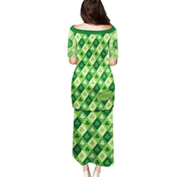 Irish St Patrick's Day Family Matching Puletasi and Hawaiian Shirt Simple Style - Wonder Print Shop