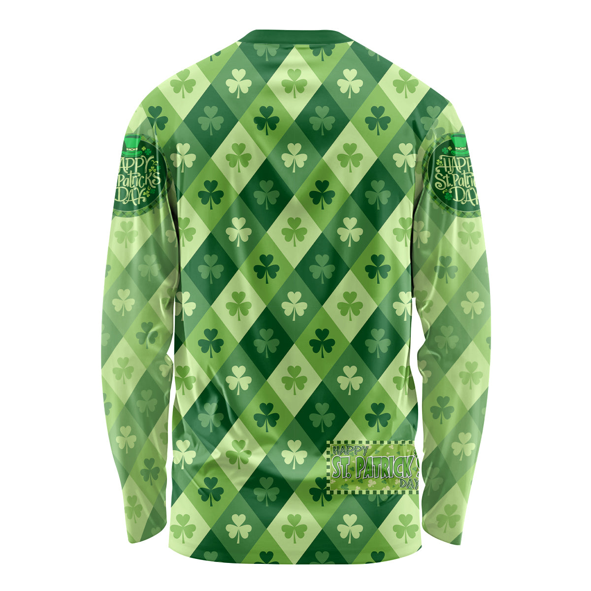 Irish St Patrick's Day Long Sleeve Shirt Simple Style - Wonder Print Shop