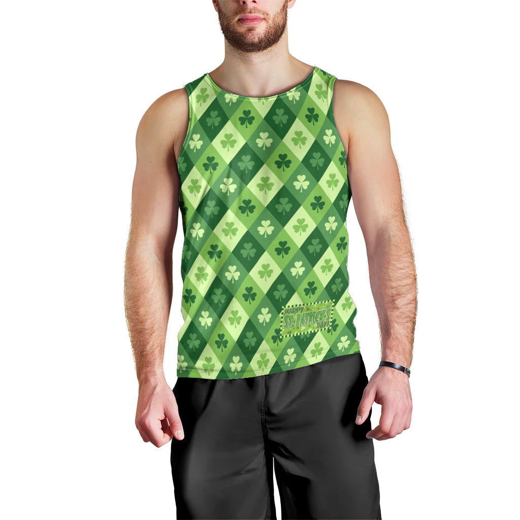 Irish St Patrick's Day Men Tank Top Simple Style - Wonder Print Shop