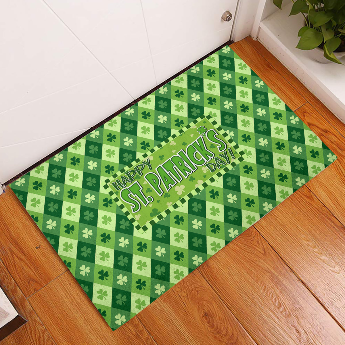 Irish St Patrick's Day Rubber Doormat Simple Style - Wonder Print Shop