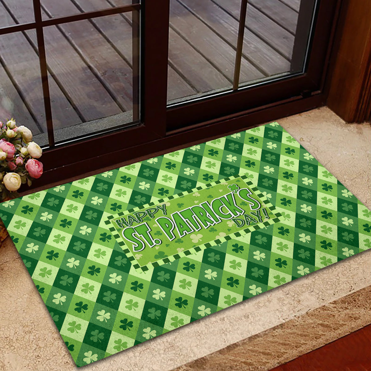 Irish St Patrick's Day Rubber Doormat Simple Style - Wonder Print Shop