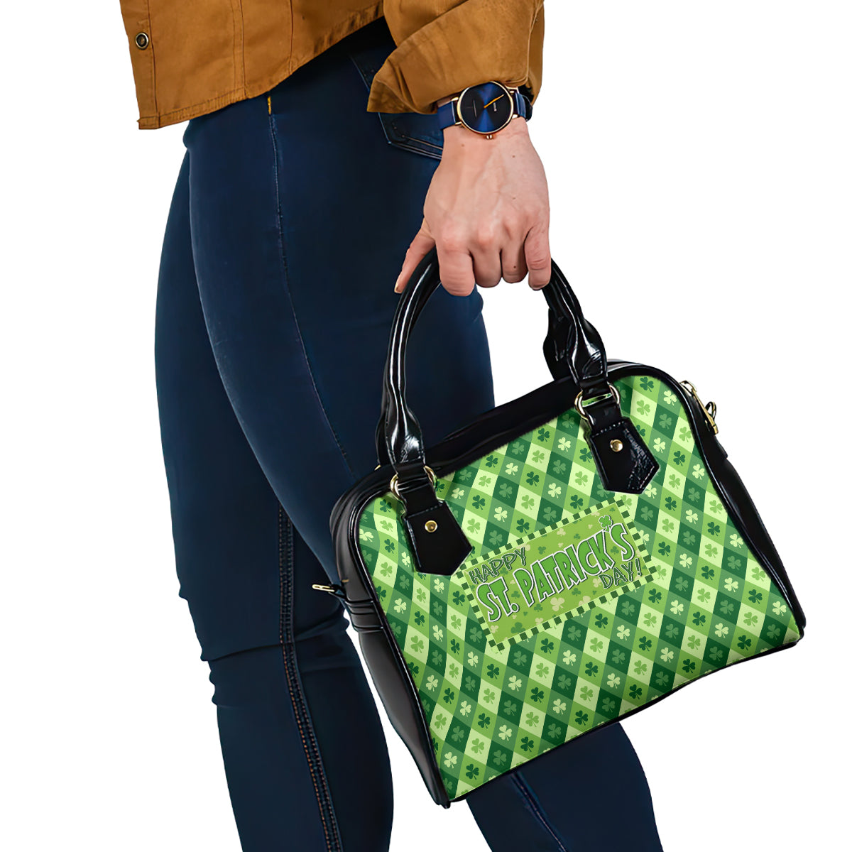 Irish St Patrick's Day Shoulder Handbag Simple Style