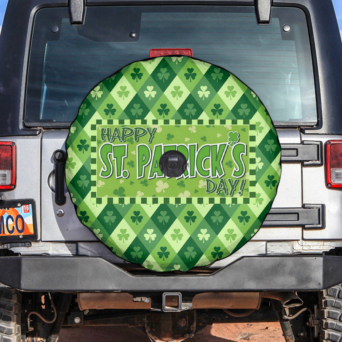 Irish St Patrick's Day Spare Tire Cover Simple Style - Wonder Print Shop