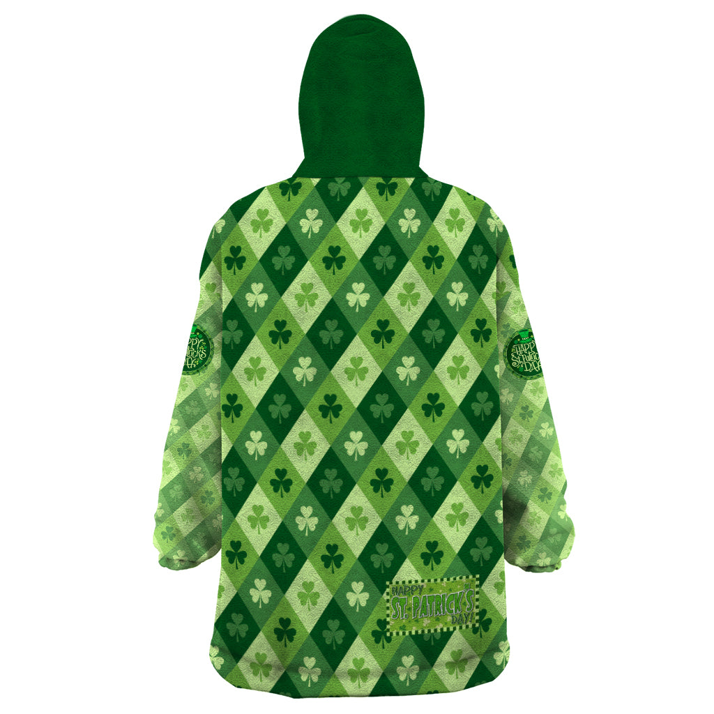 Irish St Patrick's Day Wearable Blanket Hoodie Simple Style - Wonder Print Shop