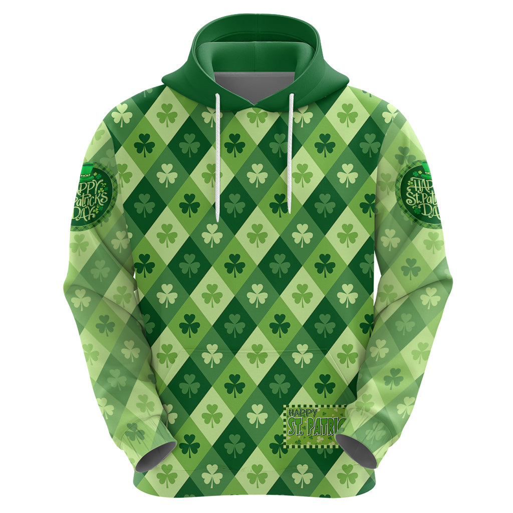 Irish St Patrick's Day Zip Hoodie Simple Style - Wonder Print Shop