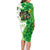 Happy St Patrick's Day Family Matching Long Sleeve Bodycon Dress and Hawaiian Shirt Eat Drink and Be Irish - Wonder Print Shop