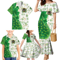 Happy St Patrick's Day Family Matching Mermaid Dress and Hawaiian Shirt Eat Drink and Be Irish - Wonder Print Shop