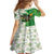 Happy St Patrick's Day Family Matching Off Shoulder Short Dress and Hawaiian Shirt Eat Drink and Be Irish - Wonder Print Shop