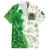 Happy St Patrick's Day Family Matching Off Shoulder Short Dress and Hawaiian Shirt Eat Drink and Be Irish - Wonder Print Shop
