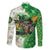 Happy St Patrick's Day Family Matching Off Shoulder Short Dress and Hawaiian Shirt Eat Drink and Be Irish - Wonder Print Shop
